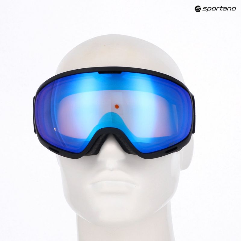 Ski goggles SCOTT Unlimited II OTG mineral black/amp iluminator blue chrome 5