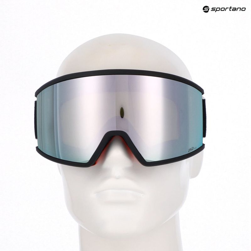 Ski goggles SCOTT Ambit Compact black/neon yellow/amp white chrome 9