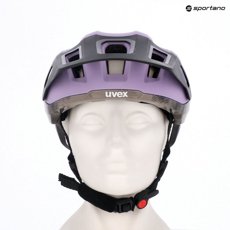 UVEX React MIPS bike helmet lilac/oak matt 6