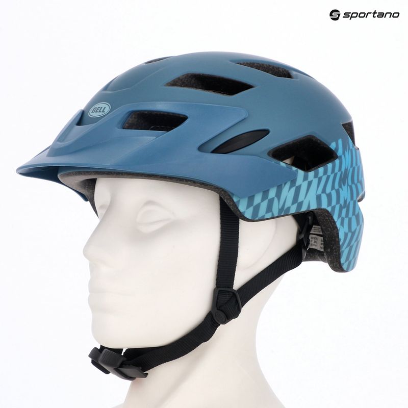 Bell Sidetrack Jr matte blue children's bike helmet 6