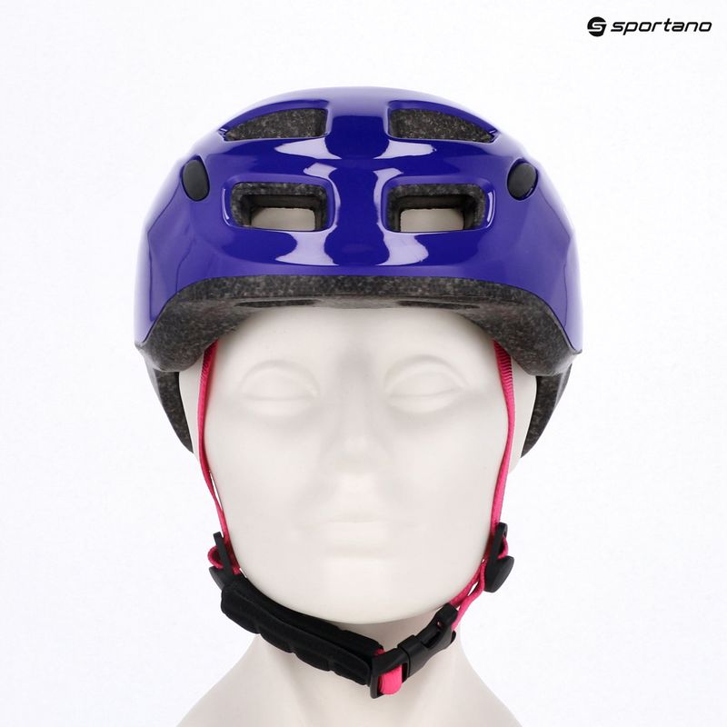 Kellys Zigzag 022 purple children's bike helmet 3
