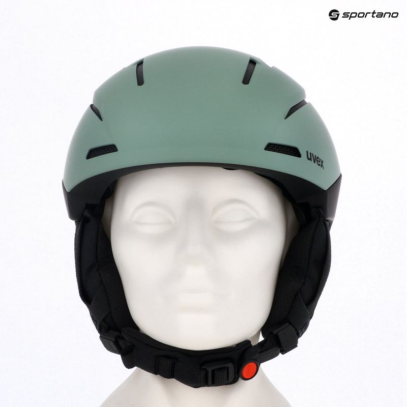 Ski helmet UVEX Gravitate oxid green/black matt 6