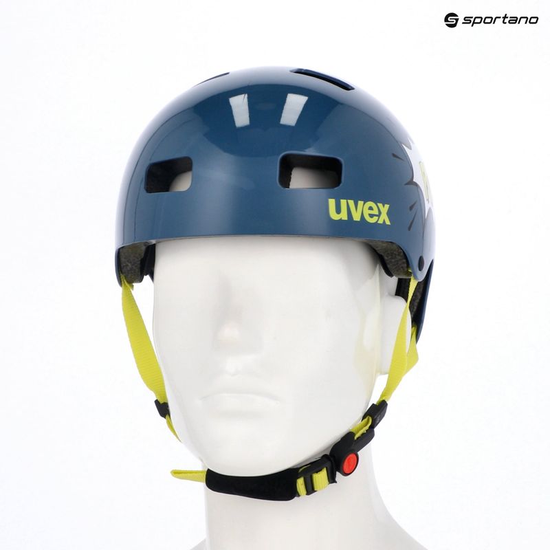 Children's helmet UVEX Kid 3 stone blue pow 7