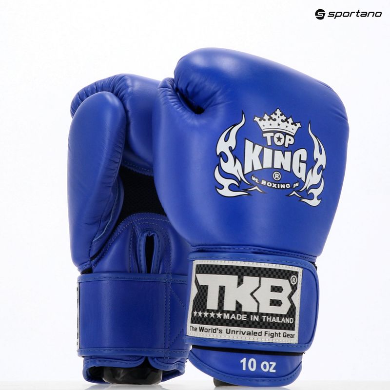 Boxing gloves Top King Muay Thai Ultimate Air blue 4