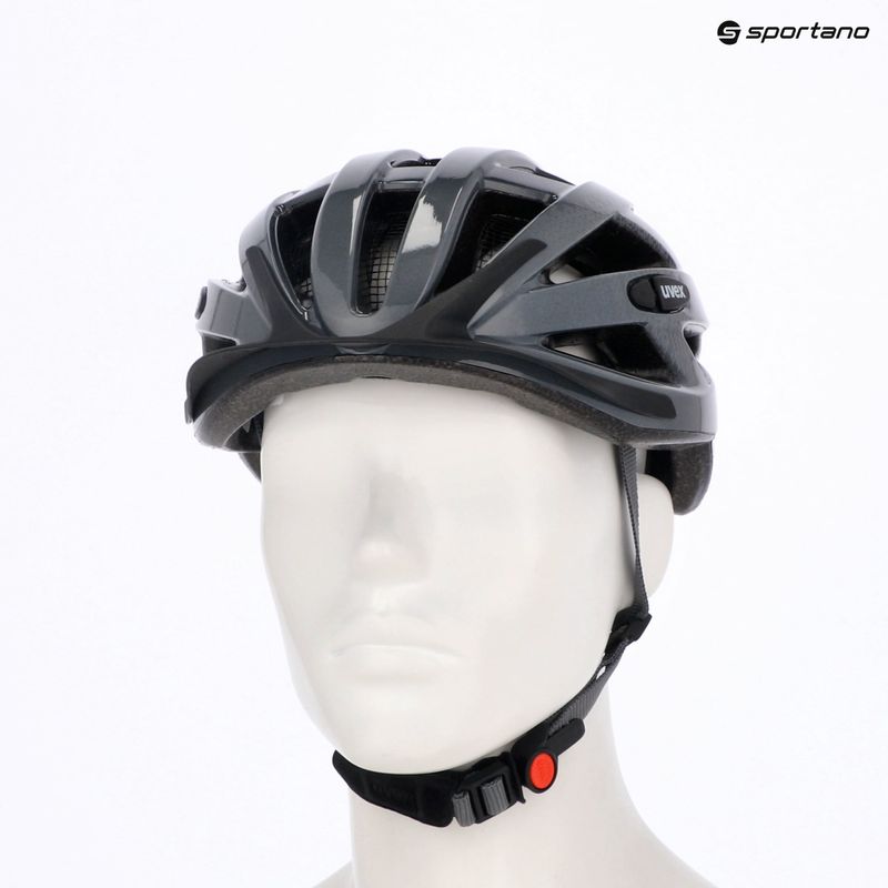 Bicycle helmet UVEX Air Wing grey / black 7