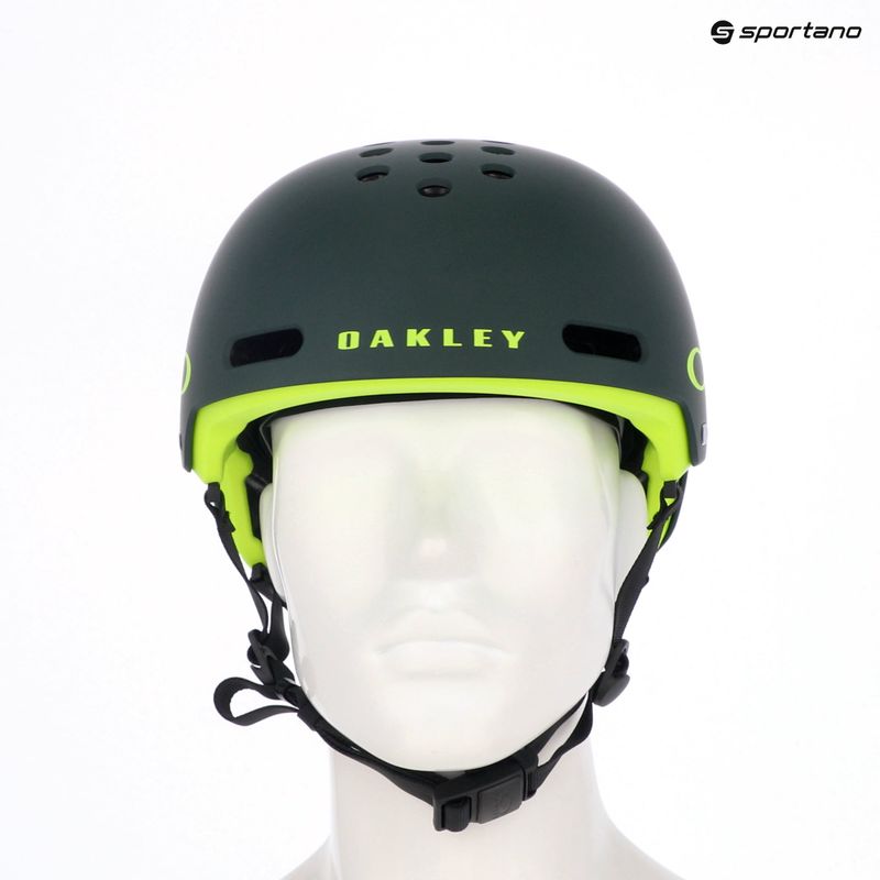Oakley Street1 EU matte hunter green/retina burn bike helmet 7