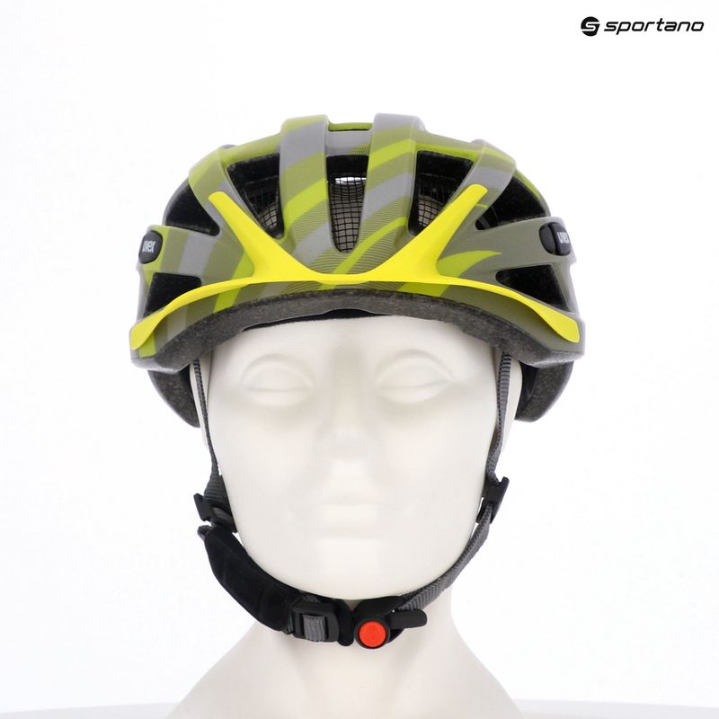 Bicycle helmet UVEX Air Wing CC grey / lime matt 7