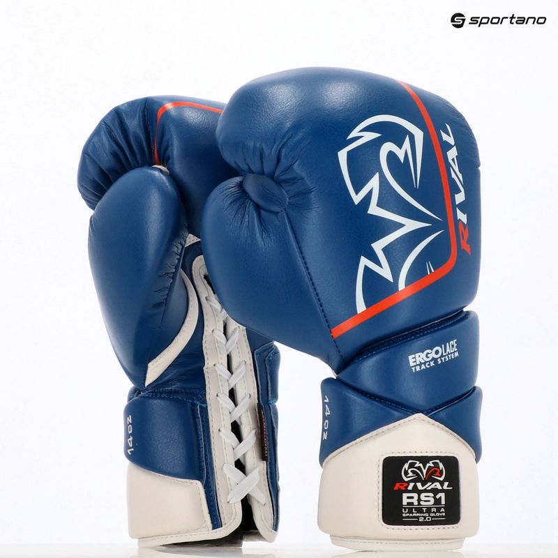 Rival RS1 Ultra Sparring 2.0 boxing gloves blue 3