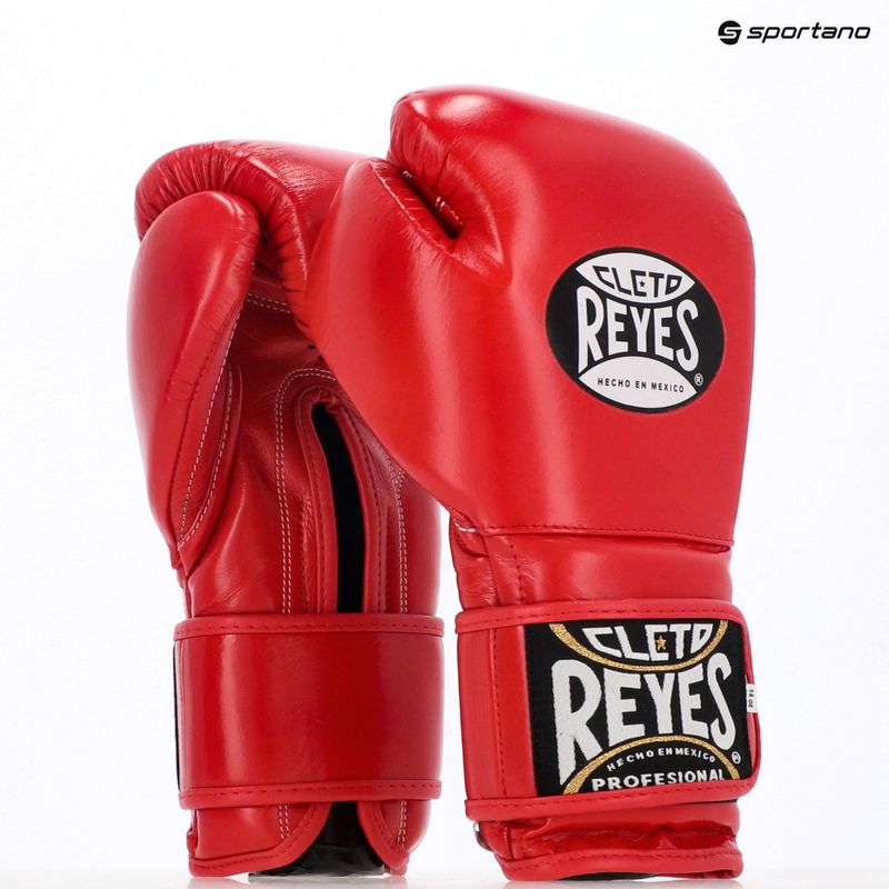 Cleto Reyes Velcro Sparring boxing gloves red 3