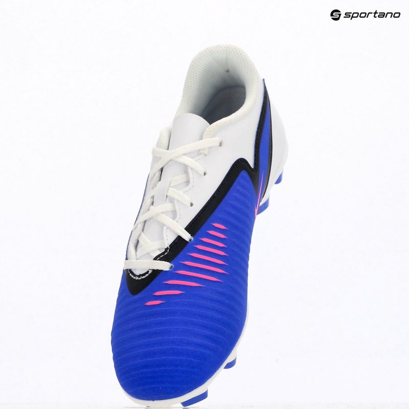 Men's football boots Nike Phantom 6 Low Club FG/MG racer blue/white/pink blast 12