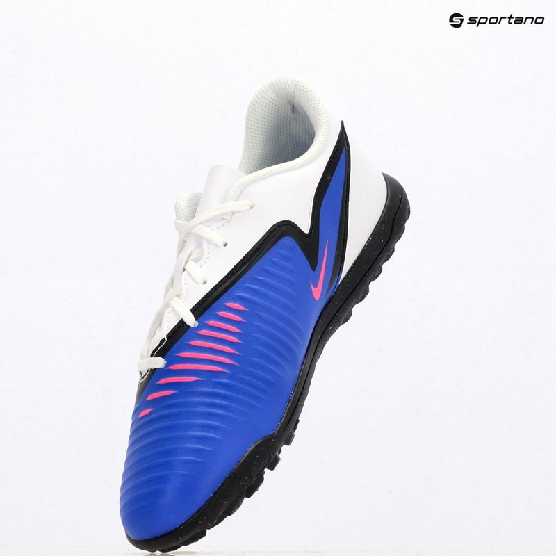 Men's football boots Nike Phantom 6 Low Club TF racer blue/white/pink blast 11