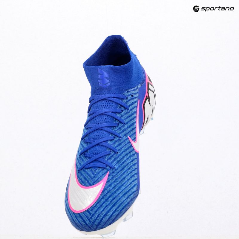 Men's football boots Nike Mercurial Superfly 10 Elite FG racer blue/white 12