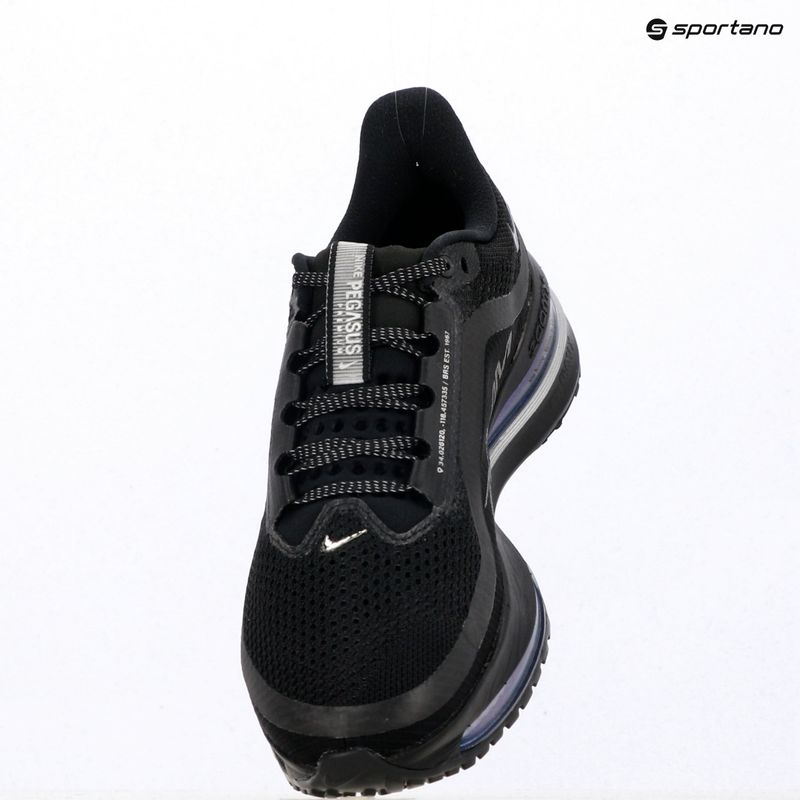 Men's running shoes Nike Pegasus Premium black/metallic silver/black 11