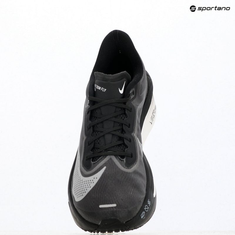 Men's running shoes Nike Zoom Fly 6 black/light smoke grey/white 13