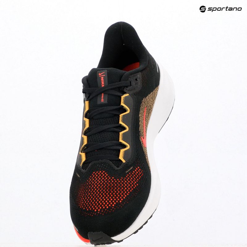 Men's running shoes Nike Pegasus 41 black/topaz gold/bright crimson 12