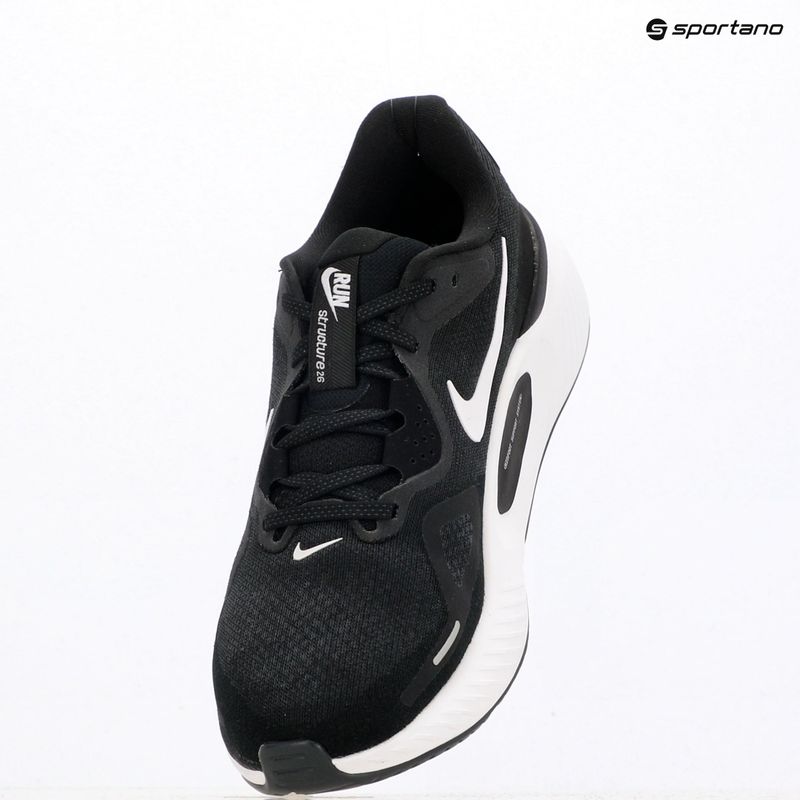 Men's running shoes Nike Structure 26 black/cool grey/metallic silver/white 11