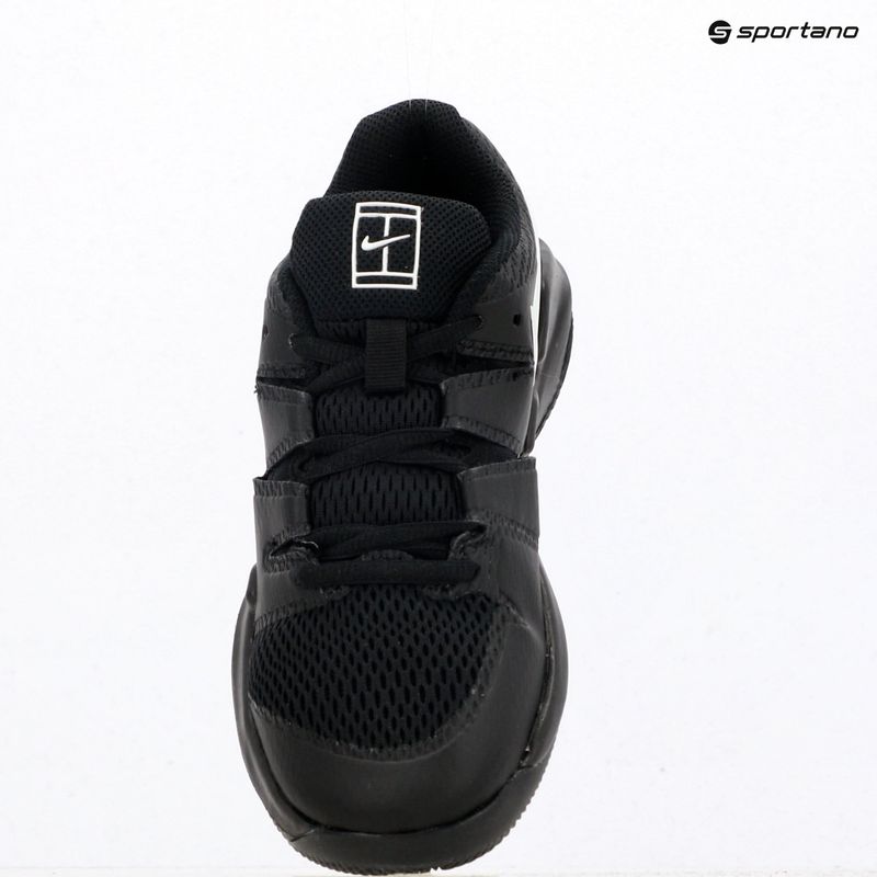 Children's tennis shoes Nike Court Vapor X Jr black/volt/white 11