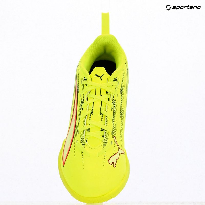 Children's football boots PUMA Ultra 6 Play TT Jr yellow alert/puma black/glowing red/lime squeeze 9