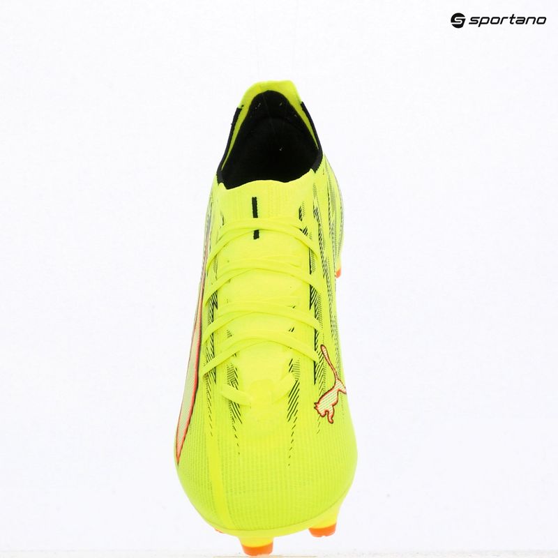 Football boots PUMA Ultra 6 Match FG/AG yellow alert/puma black/glowing red/lime squeeze 10