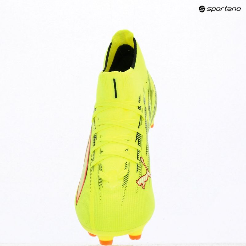 Football boots PUMA Ultra 6 Match + FG/AG yellow alert/puma black/glowing red/lime squeeze 9