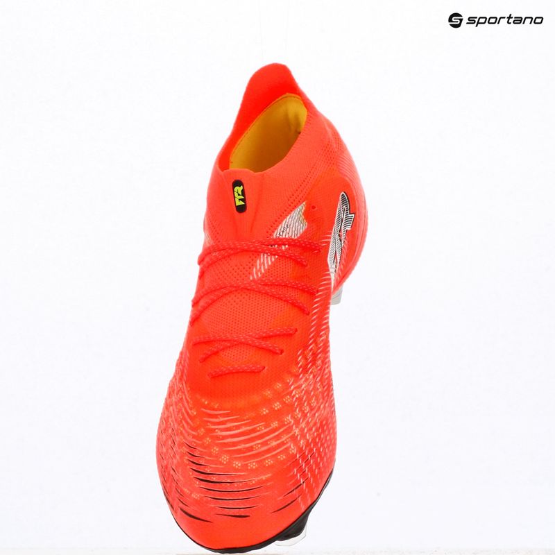 Football boots PUMA Future 9 Ultimate FG glowing red/puma white/puma black/puma silver 11