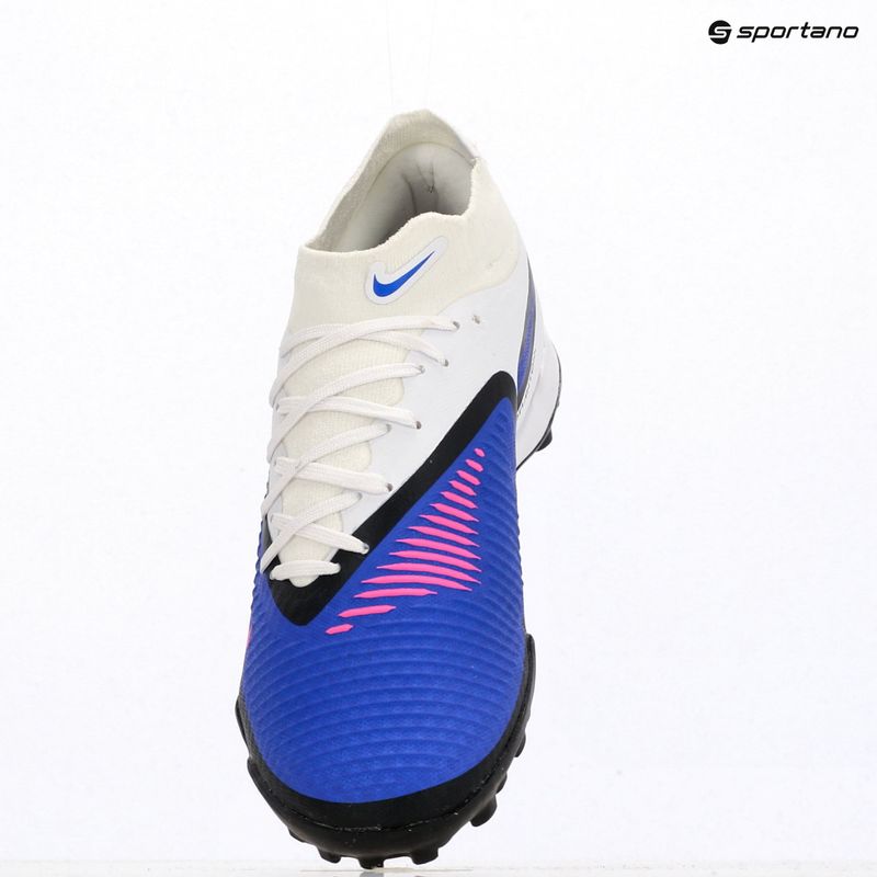 Men's football boots Nike Phantom 6 High Academy TF racer blue/white/pink blast 11
