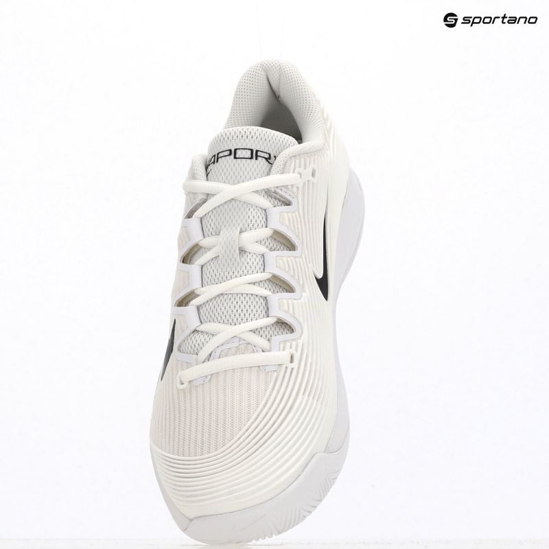 Men's tennis shoes Nike Vapor 12 white/black/radiant emerald 11