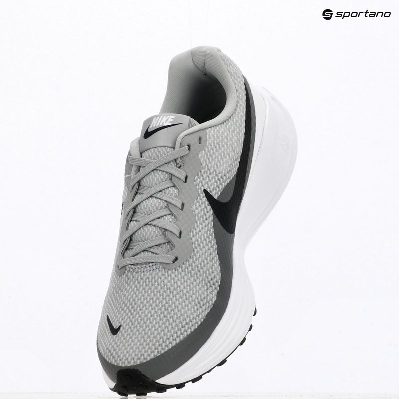 Men's running shoes Nike Revolution 8 light smoke grey/smoke grey/white/black 11