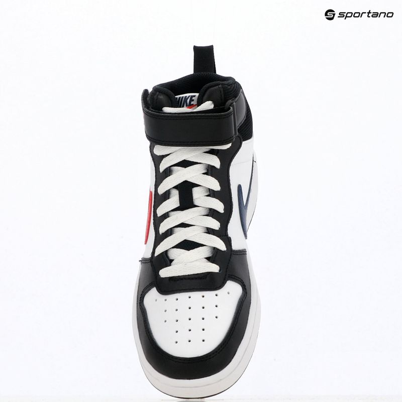 Shoes Nike Court Borough Mid 2 white/white/black/university red 10