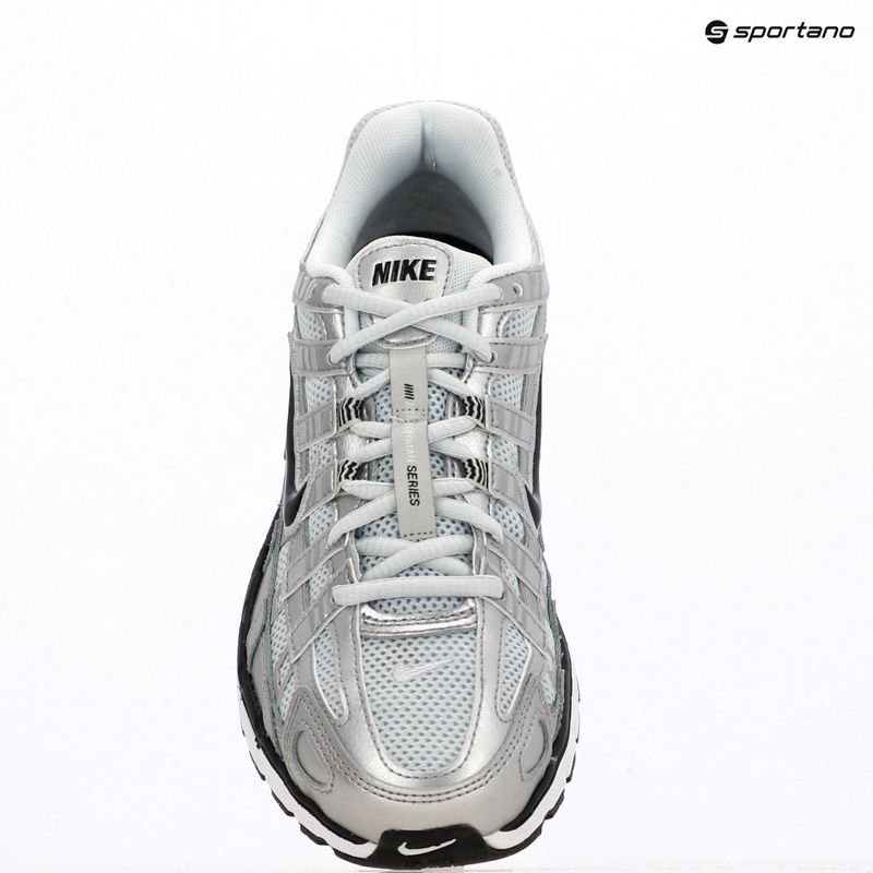 Women's shoes Nike P-6000 white/metallic silver/black 9
