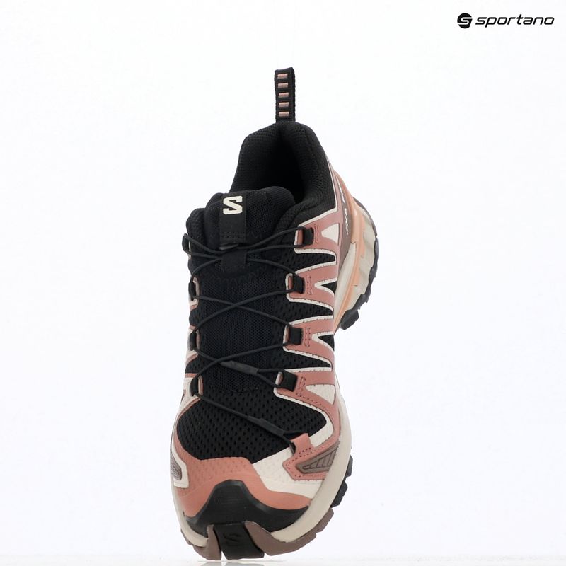 Women's running shoes Salomon XA Pro 3D V9 black/burlwood/mahogany rose 10