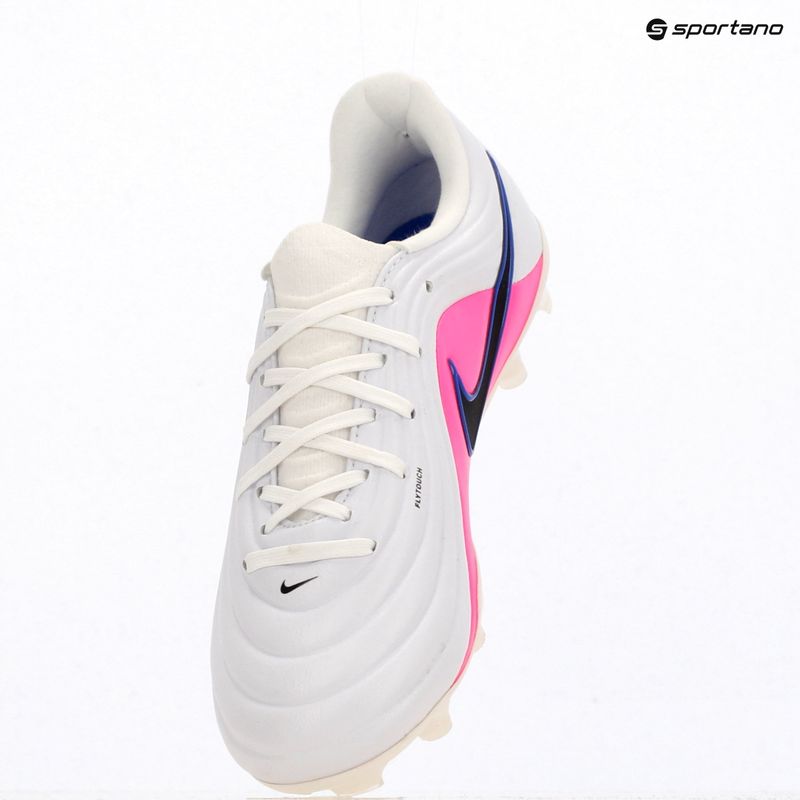 Children's football boots Nike Tiempo Maestro Academy Jr FG/MG white/racer blue/pink blast/black 11