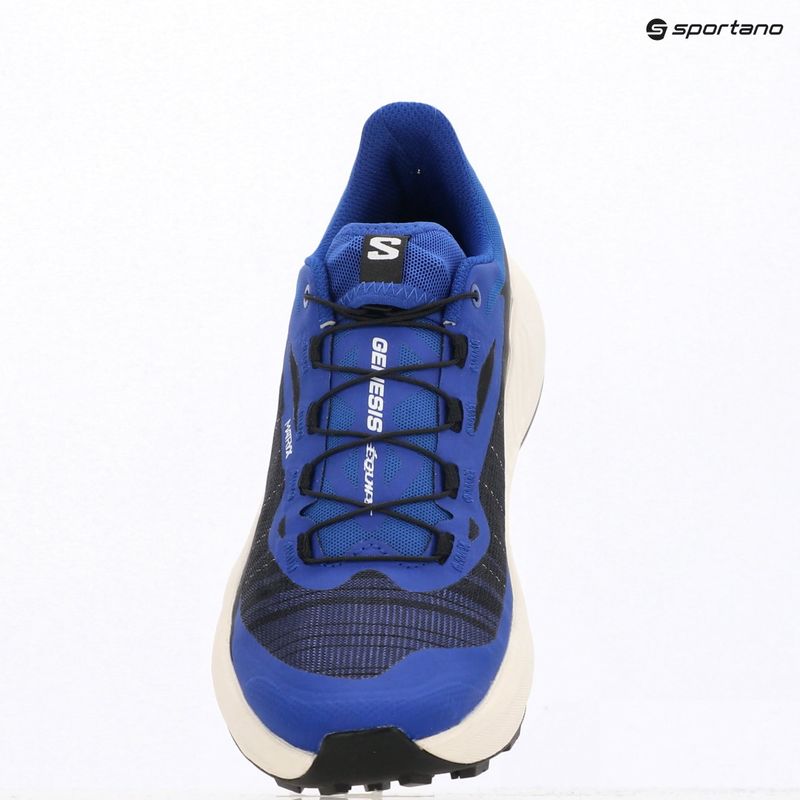 Running shoes Salomon Genesis Equipe surf the web/fiery red/white 10