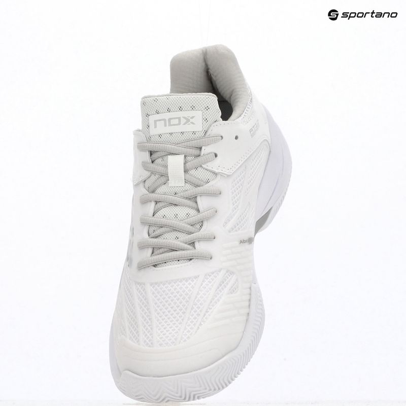 Padel shoes NOX AT10 Lux white/grey 9