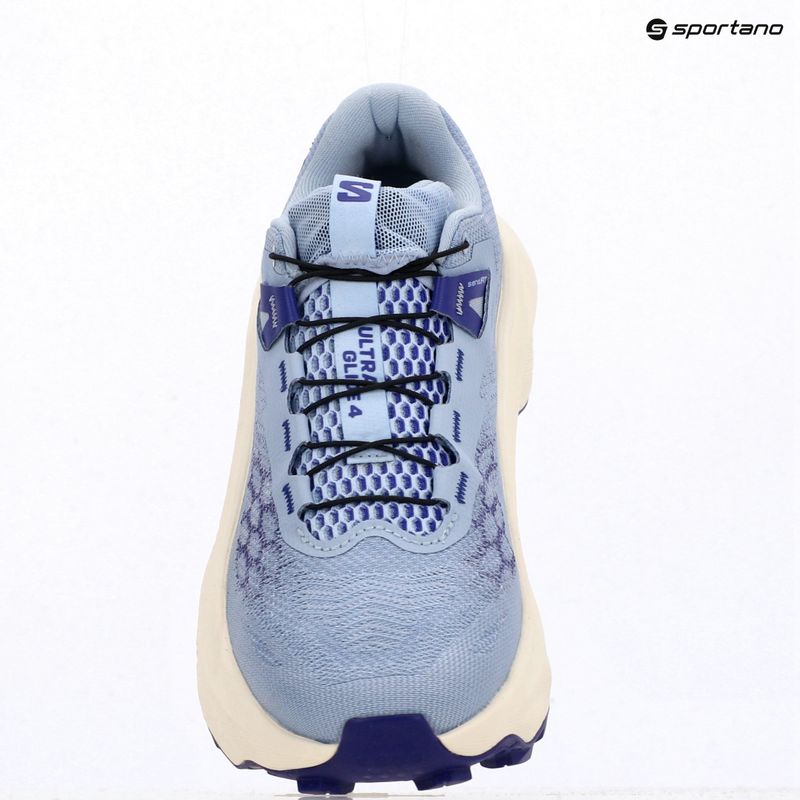 Women's running shoes Salomon Ultra Glide 4 brunnera blue/vanilla ice/deep blue 12