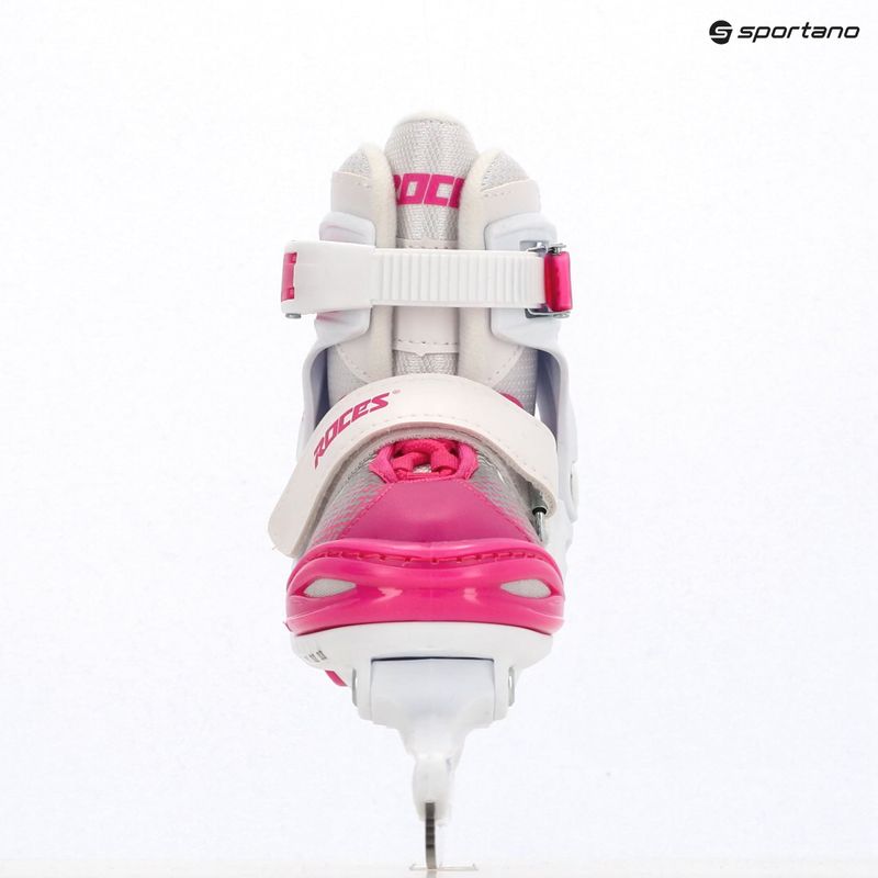 Children's skates Roces Jokey Ice X white/pink 3