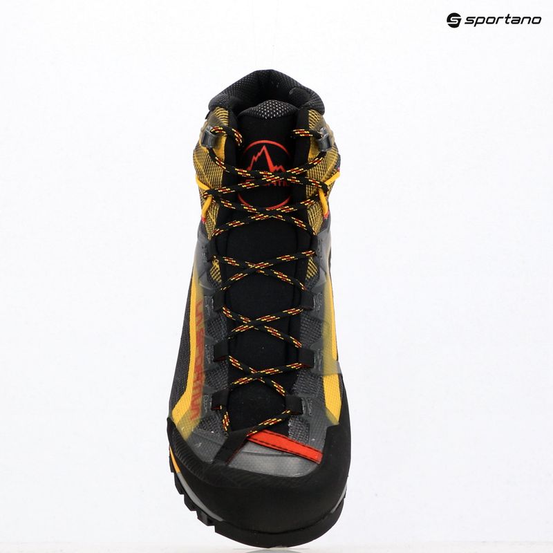 Men's trekking boots La Sportiva Trango Tech GTX black/yellow 10