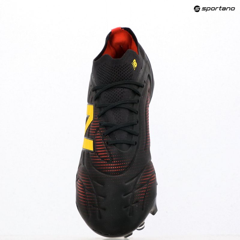 Football boots New Balance Tekela Pro Low V5 FG black 100/punch yellow/fire cracker 9