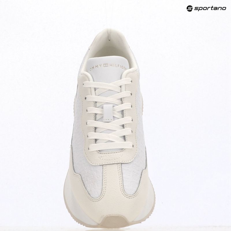 Women's shoes Tommy Hilfiger Chic Monogram Runner white/ecru 9