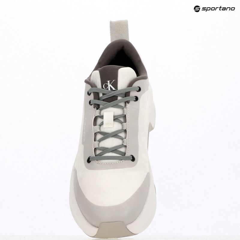 Men's shoes Calvin Klein Chunky Runner Laceup Mix Aop white/granite road/granite gray 9