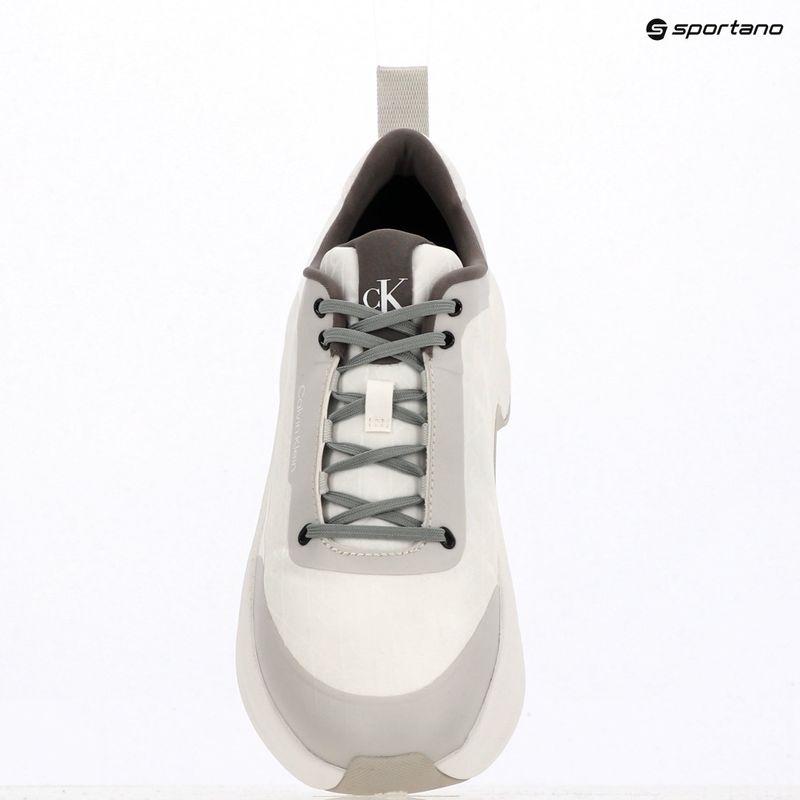 Women's shoes Calvin Klein Chunky Runner Laceup Mix Aop white/granite road/granite gray 9