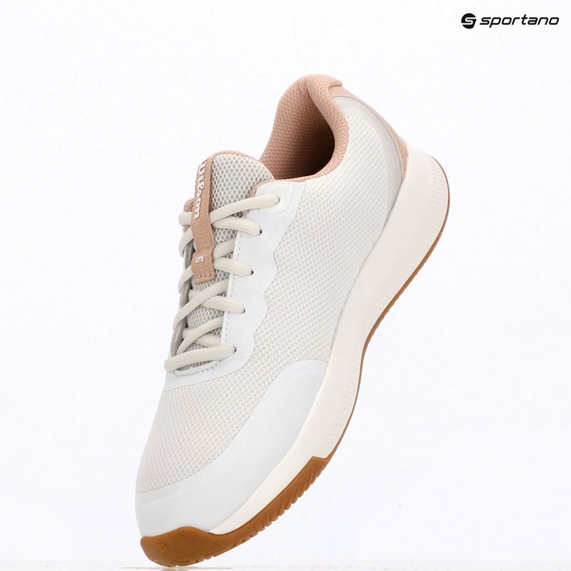 Women's tennis shoes Wilson Intrigue Lite white/cameo rose/gum 19