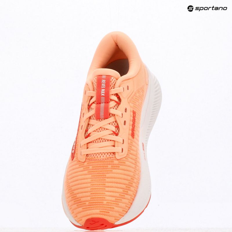 Women's running shoes Brooks Revel Max peach echo/white 10