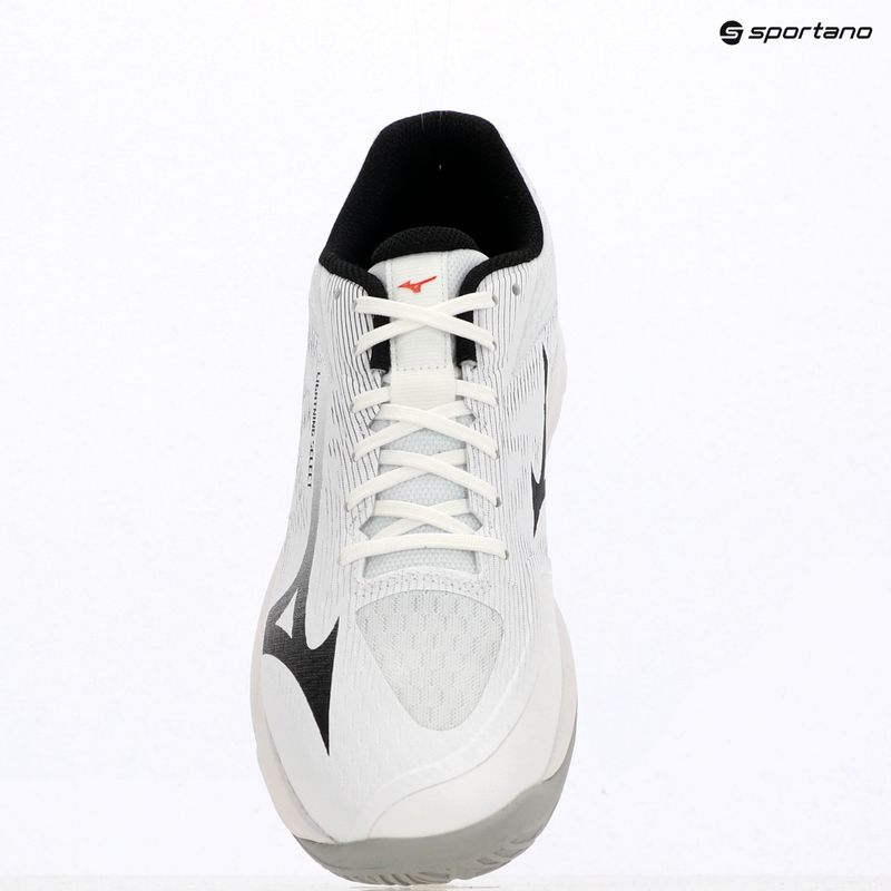 Volleyball shoes Mizuno Lightning Select white/black/fiery red 12