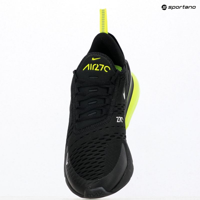 Men's shoes Nike Air Max 270 black/volt/reflect silver/white 10