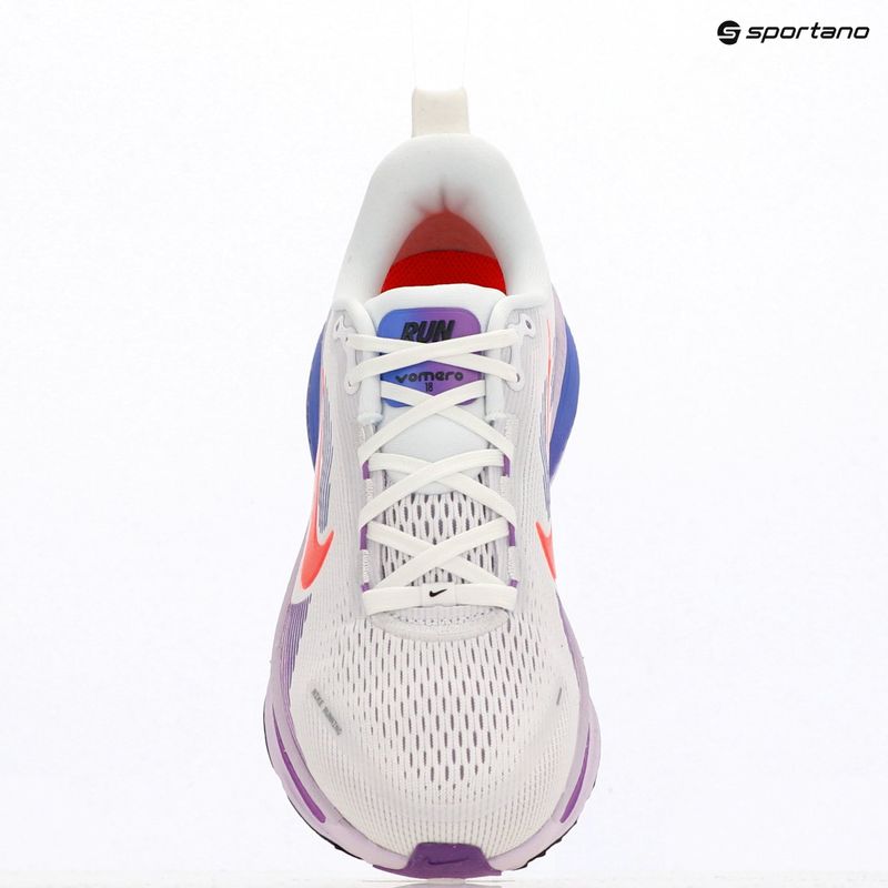 Women's running shoes Nike Vomero 18 white/violet mist/sapphire/hot lava 6