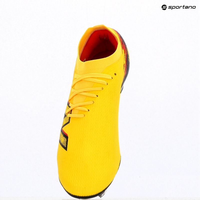 Football boots New Balance Furon Team V8 FG punch yellow/black 100/fire cracker 9