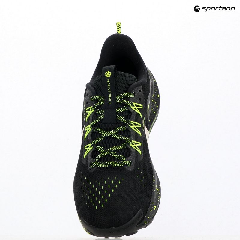 Menʼs running shoes Nike Pegasus Trail 5 Black/Volt Ice/Phantom 11