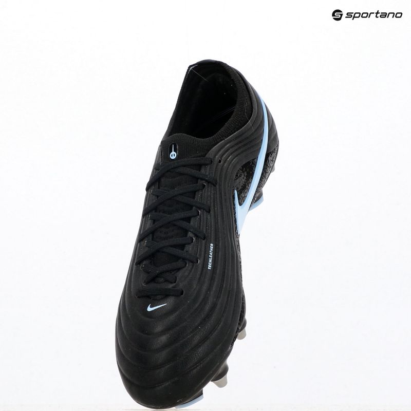 Men's football boots Nike Tiempo Maestro Elite SG-Pro black/ice blue 21