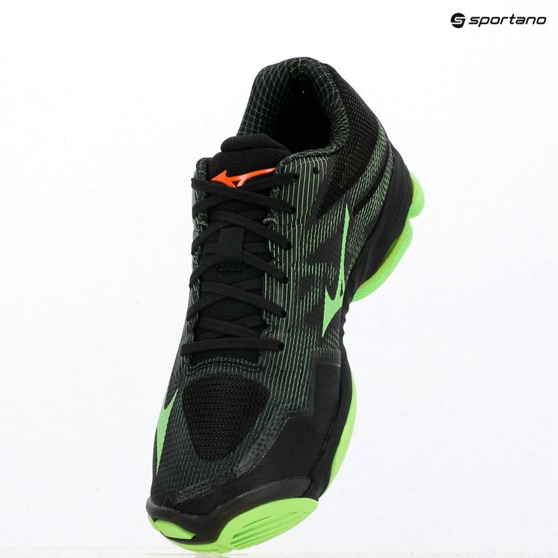 Volleyball shoes Mizuno Wave Lightning Pro black/gloving apple/mandarin orange 9